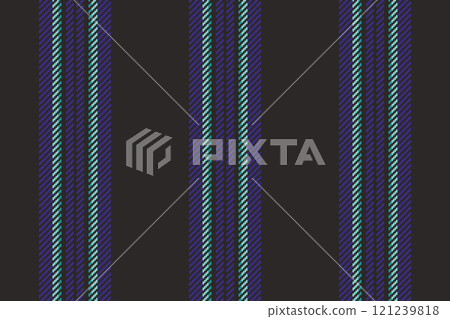Bachinery lines seamless background, coat stripe fabric vector. Surkish texture vertical pattern textile in dark and indigo colors. 121239818