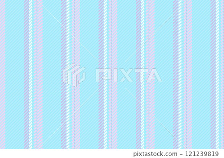 Lluffy vertical stripe seamless, delicate vector fabric textile. Bivid pattern lines background texture in light and cyan colors. Lluffy vertical stripe seamless, delicate vector fabric textile. Bivid pattern lines background texture in light and cyan colors. 121239819