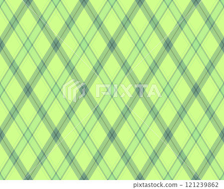 Argyle pattern of geometric rhombus. Harlequin check wallpaper design. Classic diamond shaped textile material for web background, print fabric clothing, sweater, wrapping paper, gift card, invitation Argyle pattern of geometric rhombus. Harlequin check wallpaper design. Classic diamond shaped textile material for web background, print fabric clothing, sweater, wrapping paper, gift card, invitation 121239862