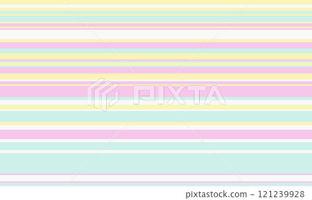 Geometric stripes seamless vector pattern with horizontal lines in varied colours, creating an abstract background. Ideal for textile design, wallpaper, or graphic prints. Geometric stripes seamless vector pattern with horizontal lines in varied colours, creating an abstract background. Ideal for textile design, wallpaper, or graphic prints. 121239928