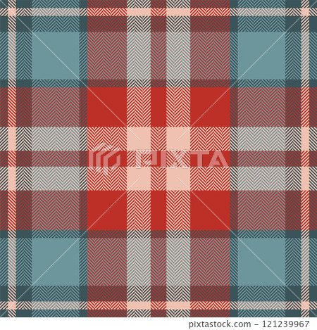 Plaid check pattern. Seamless fabric texture. Tartan textile print. Plaid check pattern. Seamless fabric texture. Tartan textile print. 121239967