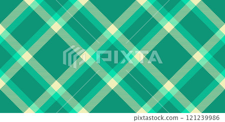 Relax seamless plaid pattern, irish check vector textile. Pastel fabric tartan background texture in teal and light colors. Relax seamless plaid pattern, irish check vector textile. Pastel fabric tartan background texture in teal and light colors. 121239986
