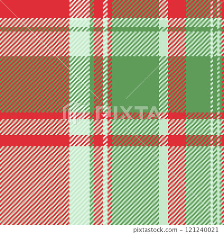 Collage pattern vector seamless, tidy tartan textile plaid. Panjabi fabric texture background check in light and red colors. 121240021