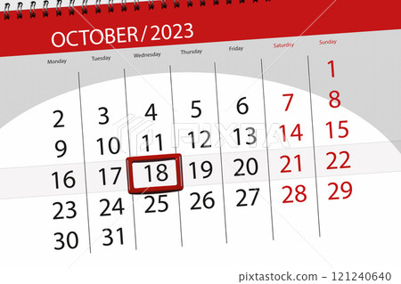 Calendar 2024, deadline, day, month, page, organizer, date, December, wednesday, number 18 121240640