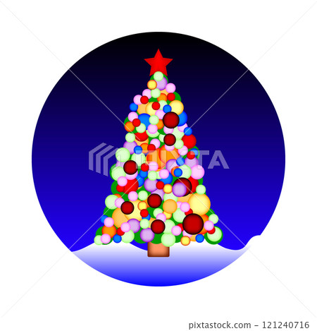 Christmas tree icon. Christmas tree icon. 121240716