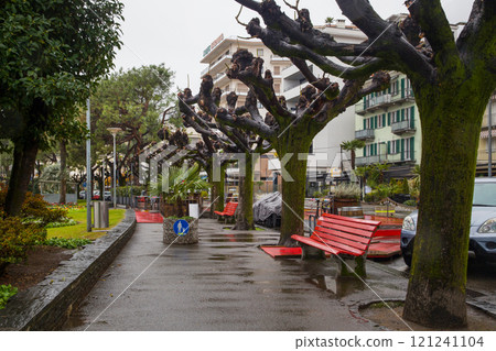 Winter in Lovarno, rainy 121241104