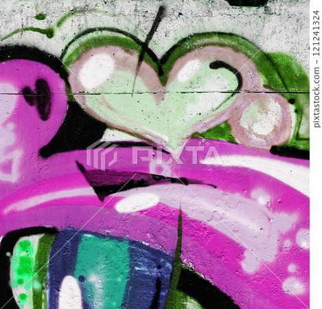 Street wall graffiti, urban art Street wall graffiti, urban art 121241324