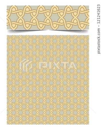 Seamless moroccan pattern background with flowers illustration clip-art Seamless moroccan pattern background with flowers illustration clip-art 121241623