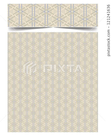 Seamless moroccan pattern background with flowers illustration clip-art 121241636