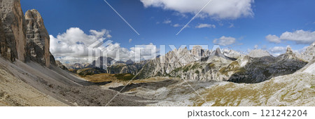 Dolomites mountains landscape 121242204