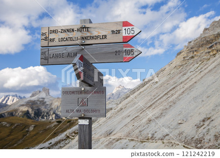 Singpost in the Dolomites Singpost in the Dolomites 121242219