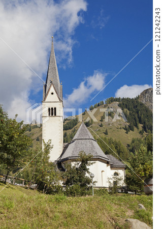 Small church in Dolomites Small church in Dolomites 121242243