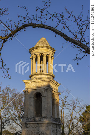 Mausoleum of Glanum, Glanum archaeological site near Saint-Remy-de-Provence, Provence, France 121242661