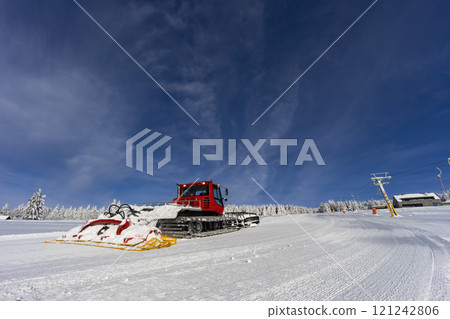 piste modification around Mala Upa, Giant Mountains (Krkonose), Northern Bohemia, Czech Republic 121242806