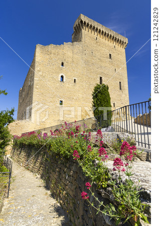 Chateauneuf-du-Pape castle ruins, Cotes du Rhone, France Chateauneuf-du-Pape castle ruins, Cotes du Rhone, France 121242829