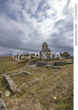 Church of Santa Maria de Retortillo (Iglesia de Santa Maria), Juliobriga, Campoo de Enmedio, Matamorosa, Cantabria, Spain Church of Santa Maria de Retortillo (Iglesia de Santa Maria), Juliobriga, Campoo de Enmedio, Matamorosa, Cantabria, Spain 121242923