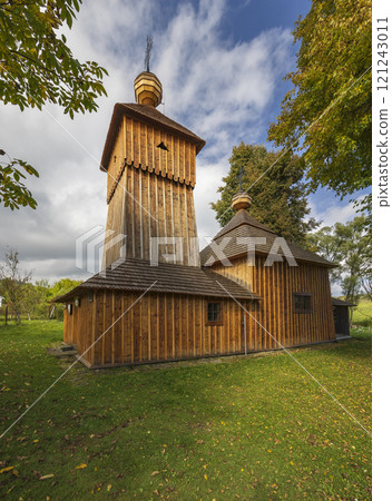 All Saints wooden church, Nizna Polianka, Slovakia 121243011