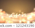 Pink round ball and brown background image material 121243190