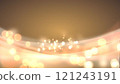 Pink round ball and brown background image material 121243191