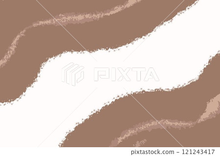Mocha Mousse background.Summer beige brown tones, summer sand bomb, watercolor graphic background. Brush stroke drawing. Blurred smooth transitions of tones. Abstract beige wallpaper 121243417