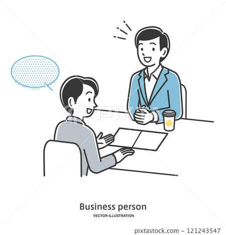 諮詢男性顧問的年輕人 121243547