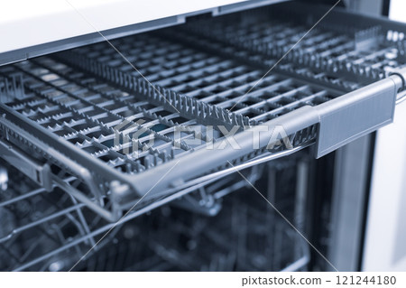 Detail of upper basket section for cutlery Detail of upper basket section for cutlery 121244180