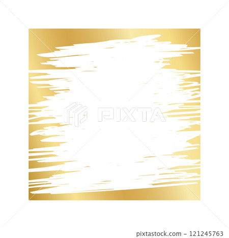 Golden square scratchcard surface with scraped textures. Raffle, sale coupon or promo code card template. Vector illustration Golden square scratchcard surface with scraped textures. Raffle, sale coupon or promo code card template. Vector illustration 121245763