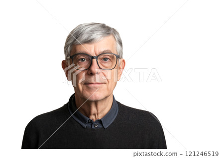 戴眼鏡的老人 戴眼鏡的老人 121246519