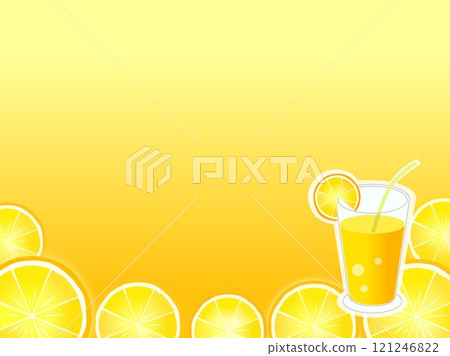清新橙色插畫 清新橙色插畫 121246822