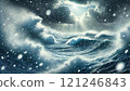 海和暴風雪 121246843