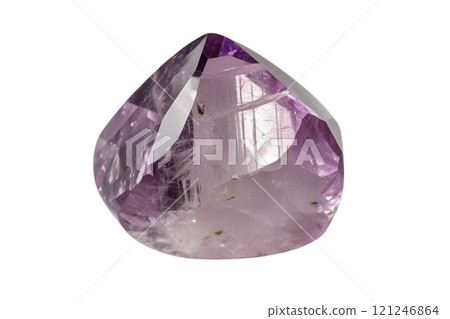 A lepidolite free form crystal on isolate 121246864