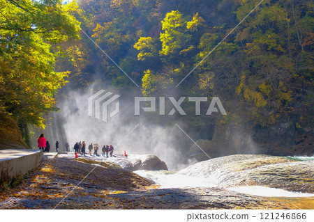 Mist from Fukiware Falls Mist from Fukiware Falls 121246866