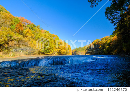Fukiware Valley in Autumn Fukiware Valley in Autumn 121246870