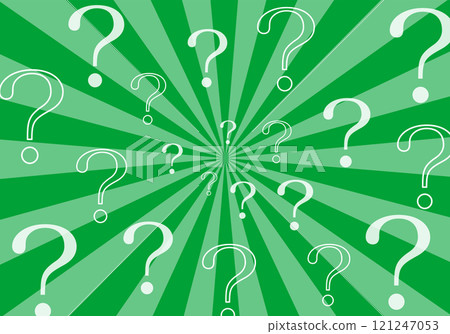 Background material: Pop radial question mark pattern background 121247053
