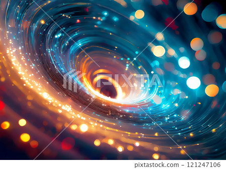Abstract background with swirling light 121247106