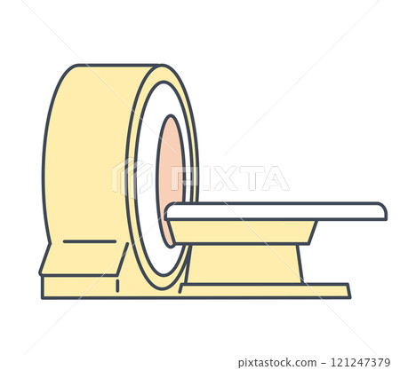 MRI插畫素材 121247379