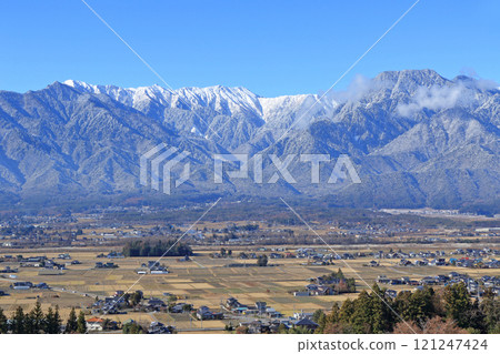 Winter Azumino and Northern Alps 121247424