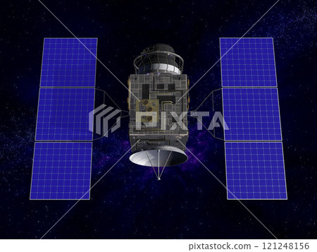 人造衛星空間GPS衛星通信 121248156