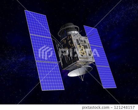 人造衛星空間GPS衛星通信 121248157