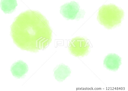 Illustration material: Green circle image Illustration material: Green circle image 121248403