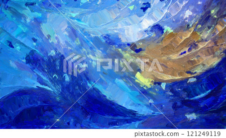 藍色油漆背景圖案04 121249119