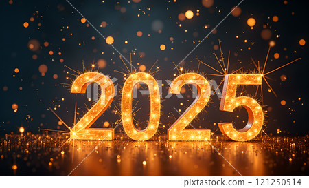 Christmas glitter 2025 happy new year background wallpaper 121250514