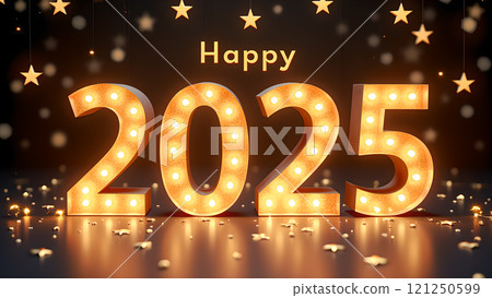 Christmas glitter 2025 happy new year background wallpaper Christmas glitter 2025 happy new year background wallpaper 121250599