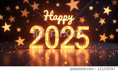Christmas glitter 2025 happy new year background wallpaper 121250767