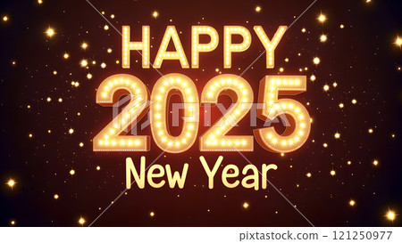 Christmas glitter 2025 happy new year background wallpaper 121250977