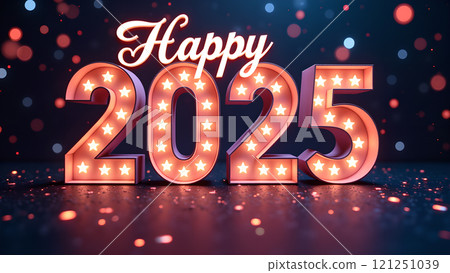 Christmas glitter 2025 happy new year background wallpaper 121251039