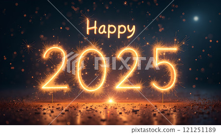 Christmas glitter 2025 happy new year background wallpaper 121251189