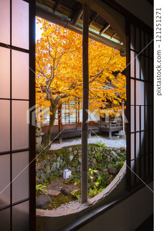 京都的秋天,西陣興勝寺,秋葉覆蓋 京都的秋天,西陣興勝寺,秋葉覆蓋 121251271