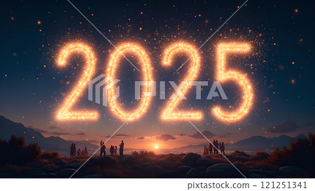 Christmas glitter 2025 happy new year background wallpaper 121251341