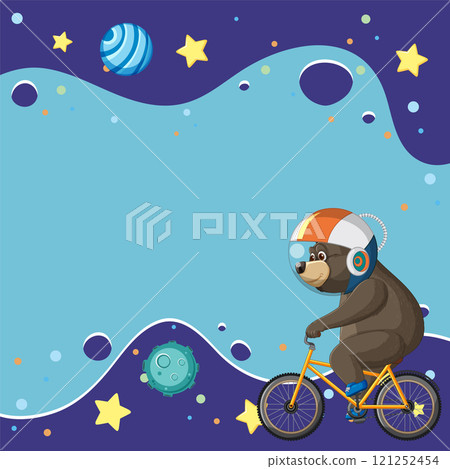 Space Adventure with Bear on Bike Space Adventure with Bear on Bike 121252454